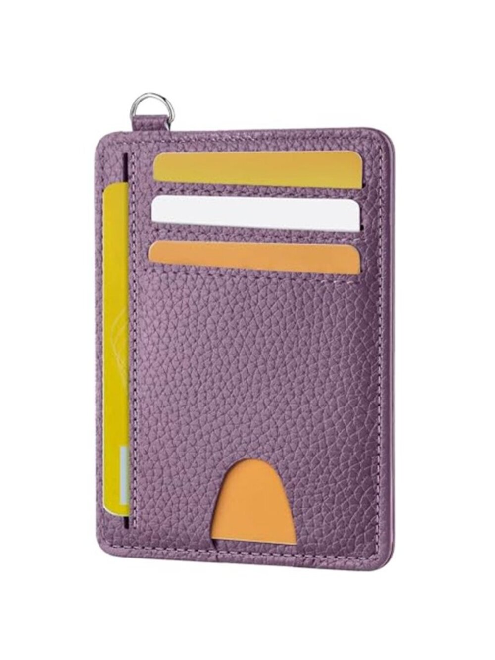 Slim RFID Wallet Credit Card Holder ID Window Minimalist Case Lavender Unisex